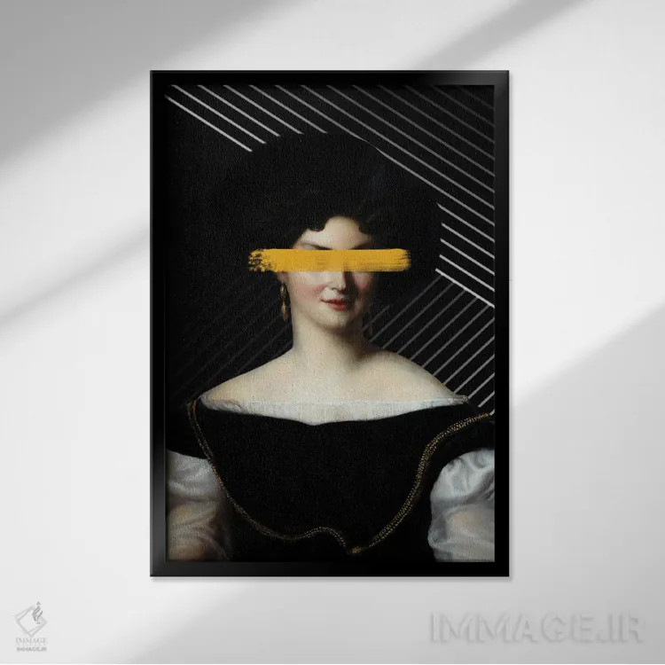 تابلو هنر آینده اثر بونا فیدسا - نمای قابدار مشکی