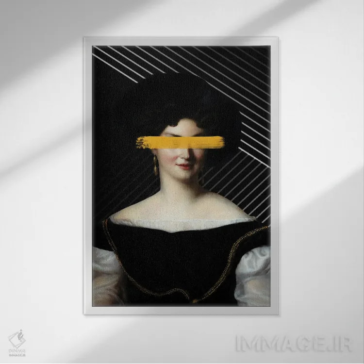 تابلو هنر آینده اثر بونا فیدسا - نمای قابدار سفید