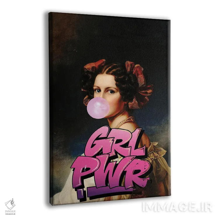 تابلو قدرت دخترانه اثر بونا فیدسا - نمای پرسپکتیو محصول