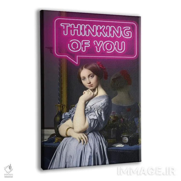 تابلو مردی که به تو فکر میکند اثر بونا فیدسا - نمای پرسپکتیو محصول
