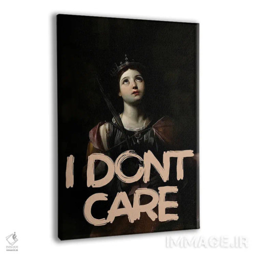 تابلو پرترهٔ دارک آکادمیا همراه با نقلقول اثر بونا فیدسا - نمای پرسپکتیو محصول