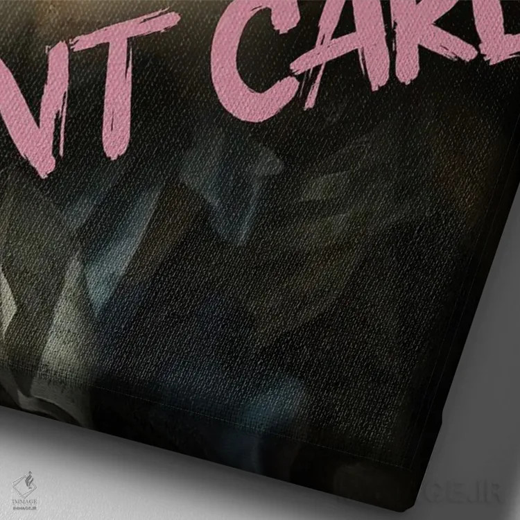 تابلو پرترهٔ وینتیج اثر بونا فیدسا - نمای نزدیک بافت بوم