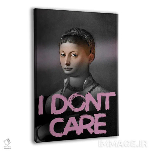 تابلو نقلقول "برام مهم نیست" به سبک پاپ آرت اثر بونا فیدسا - نمای پرسپکتیو محصول
