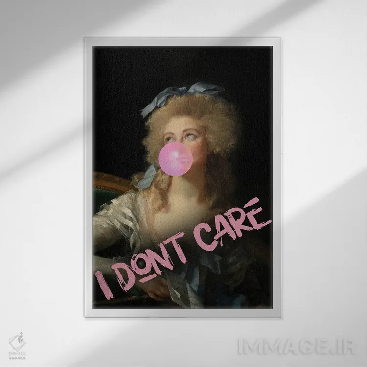 تابلو پرترهٔ وینتیج اثر بونا فیدسا - نمای قابدار سفید