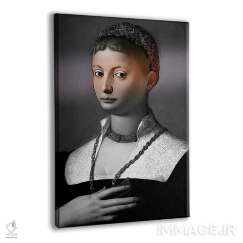 تابلو تابلوی پرترهٔ زن سورئال اثر بونا فیدسا - نمای پرسپکتیو محصول