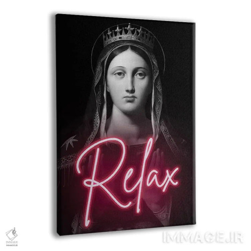 تابلو پرترهٔ دارک آکادمیا با نقلقول نئونی اثر بونا فیدسا - نمای پرسپکتیو محصول