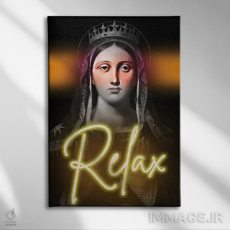 تابلو نقلقول التقاطی ملکه اثر بونا فیدسا - نمای روبهرو روی دیوار