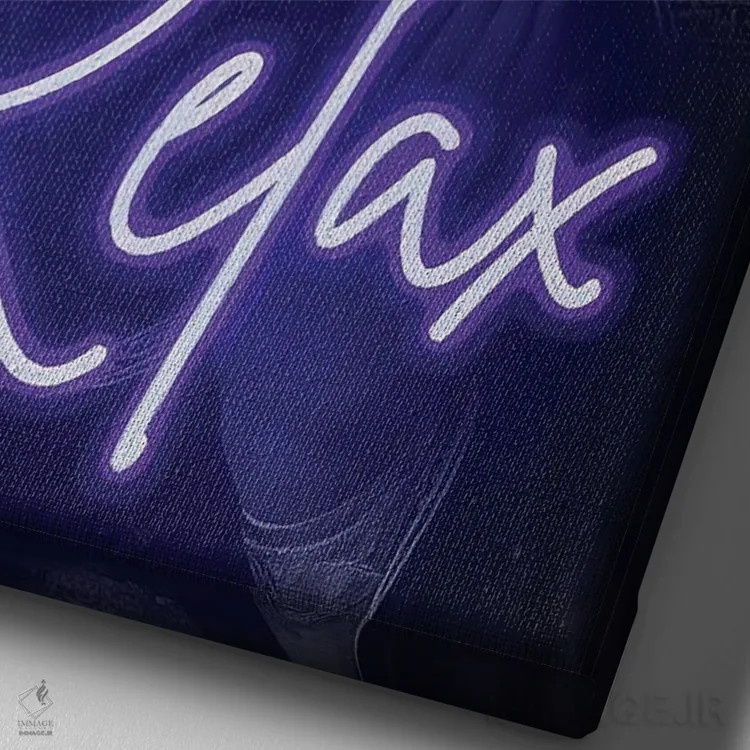 تابلو پرترهٔ نقلقول ماکسیمالیستی اثر بونا فیدسا - نمای نزدیک بافت بوم