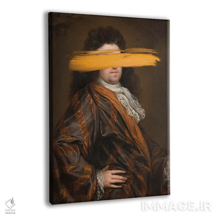 تابلو کلاژهای سورئالیستی از پرترههای باروک اثر بونا فیدسا - نمای پرسپکتیو محصول