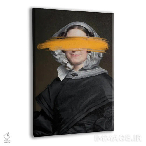 تابلو پرترههای کلاژ رنسانسی با تغییر خلاقانه اثر بونا فیدسا - نمای پرسپکتیو محصول