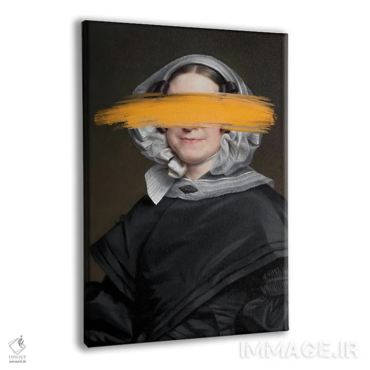 تابلو پرترههای کلاژ رنسانسی با تغییر خلاقانه اثر بونا فیدسا - نمای پرسپکتیو محصول