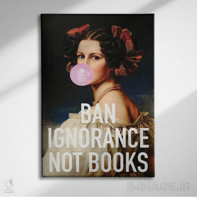 تابلو ترکیب سورئالیسم باروک و رنسانس اثر بونا فیدسا - نمای روبهرو روی دیوار