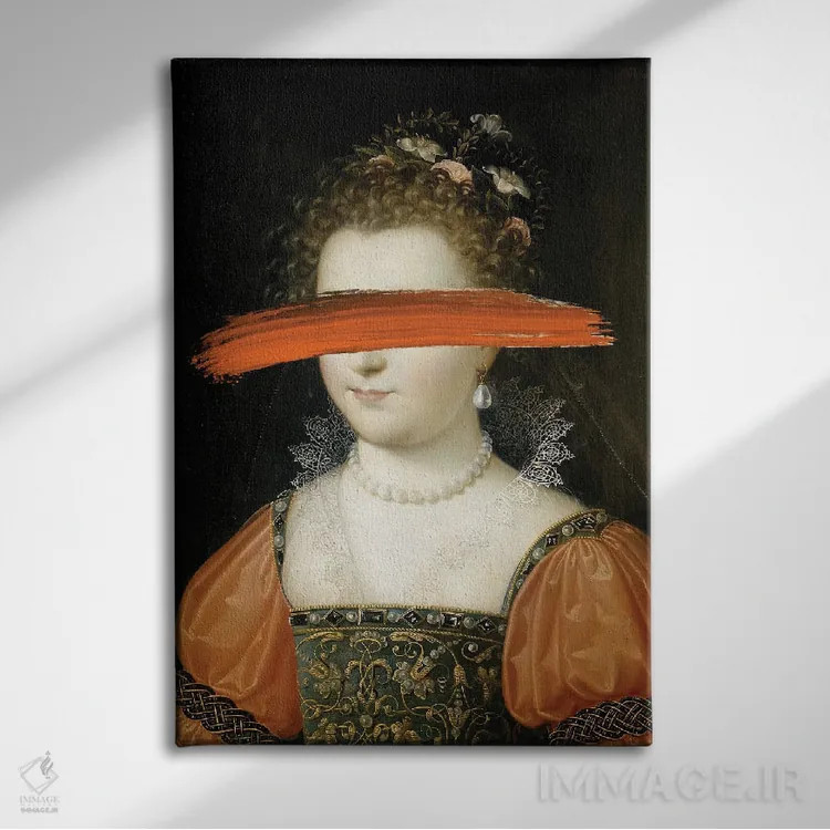 تابلو هنر رنسانس با چاشنی سورئال اثر بونا فیدسا - نمای روبهرو روی دیوار