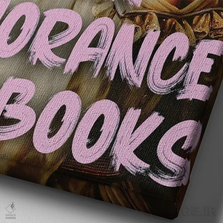 تابلو آثار هنری رنسانس و باروک به سبک سورئالیستی اثر بونا فیدسا - نمای نزدیک بافت بوم