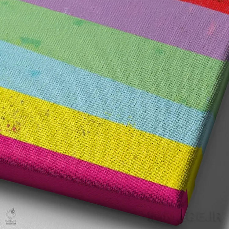 تابلو پرترههای سورئالیستی با تأثیر باروک اثر بونا فیدسا - نمای نزدیک بافت بوم