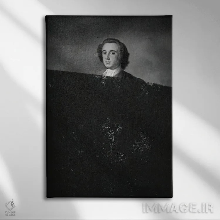 تابلو بازآفرینی هنر باروک و رنسانس با سورئالیسم اثر بونا فیدسا - نمای روبهرو روی دیوار