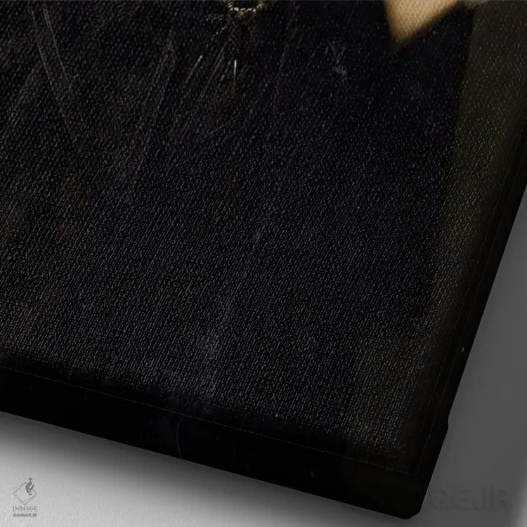 تابلو تلاقی سورئالیسم و هنر باروک رنسانس اثر بونا فیدسا - نمای نزدیک بافت بوم