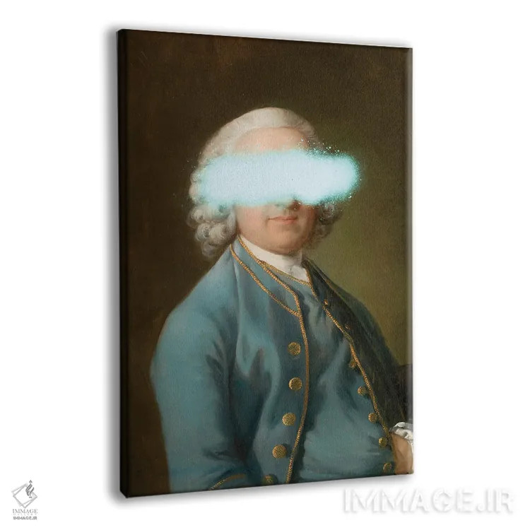 تابلو کلاژهای سورئال از هنر رنسانس با عناصر باروک اثر بونا فیدسا - نمای پرسپکتیو محصول