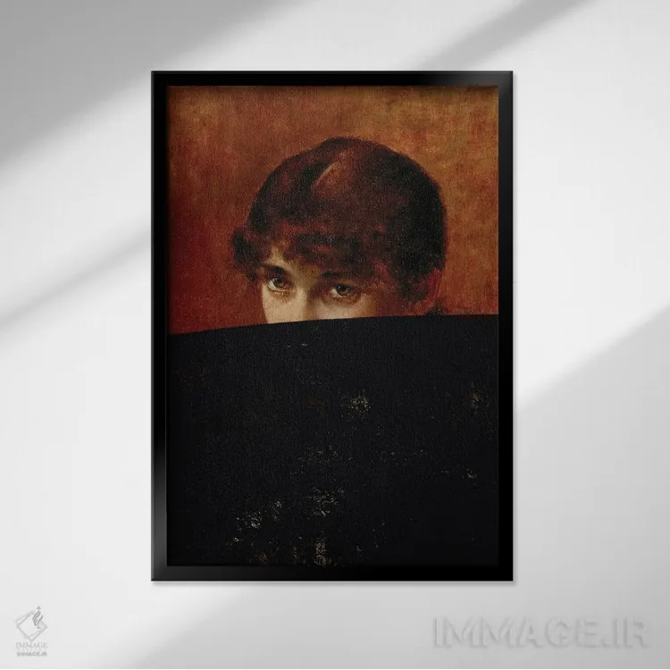 تابلو آثار هنری رنسانسی سورئال با ذوق باروک اثر بونا فیدسا - نمای قابدار مشکی