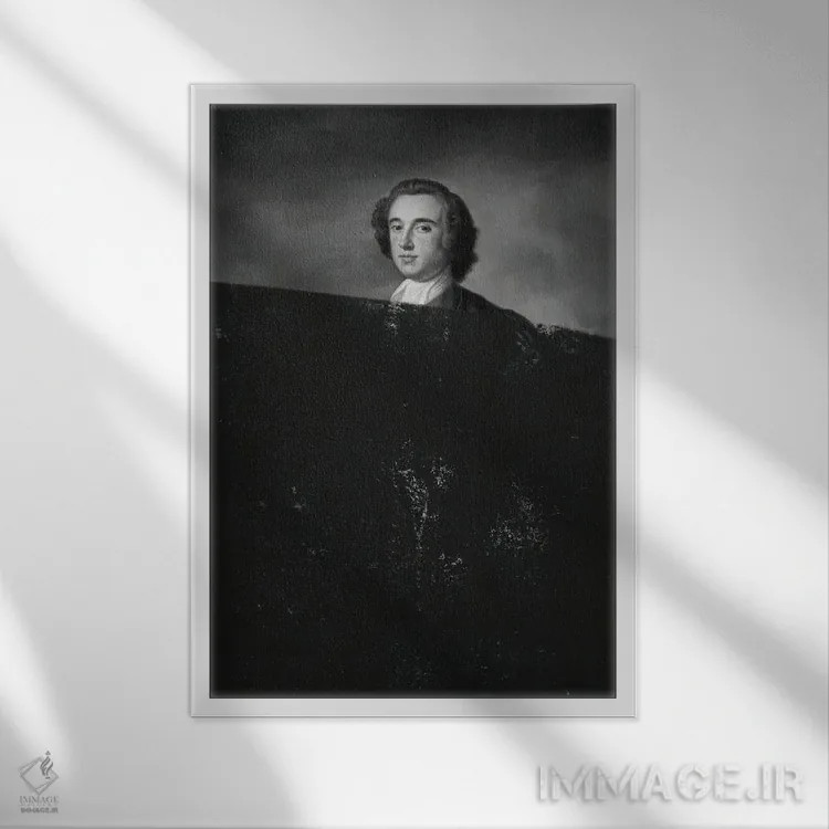 تابلو بازآفرینی هنر باروک و رنسانس با سورئالیسم اثر بونا فیدسا - نمای قابدار سفید