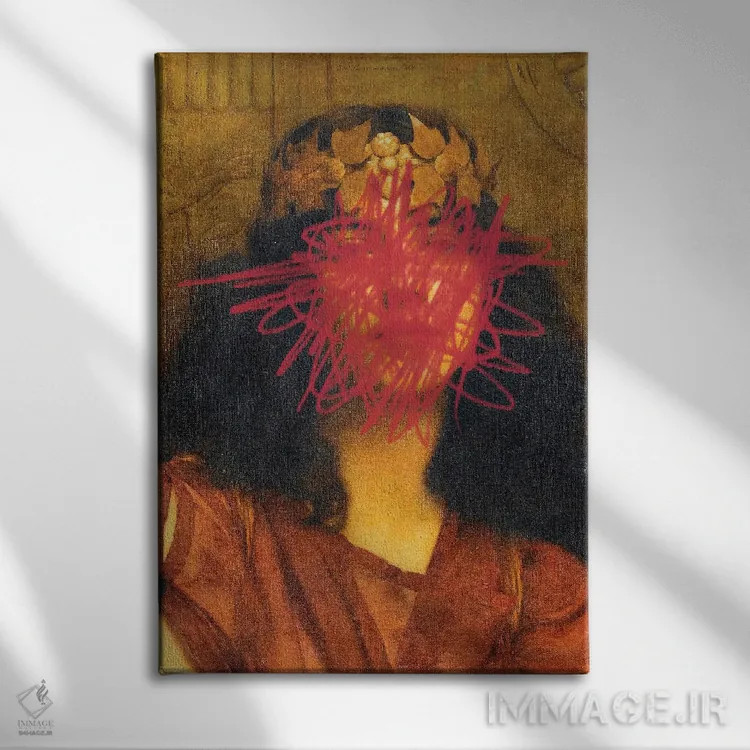 تابلو شاهکارهای رنسانس باروک سورئالیستی اثر بونا فیدسا - نمای روبهرو روی دیوار