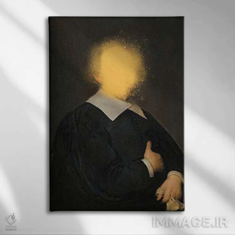 تابلو پرترههای رنسانس سورئالیستی با لمس باروک اثر بونا فیدسا - نمای روبهرو روی دیوار