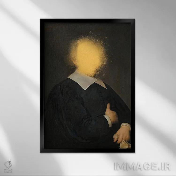 تابلو پرترههای رنسانس سورئالیستی با لمس باروک اثر بونا فیدسا - نمای قابدار مشکی