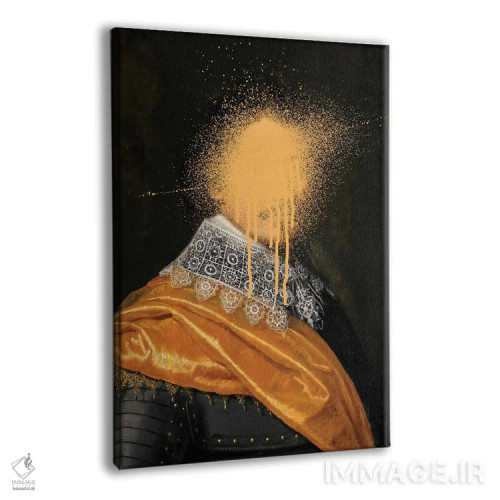 تابلو کلاژهای سورئال از پرترههای رنسانس و باروک اثر بونا فیدسا - نمای پرسپکتیو محصول