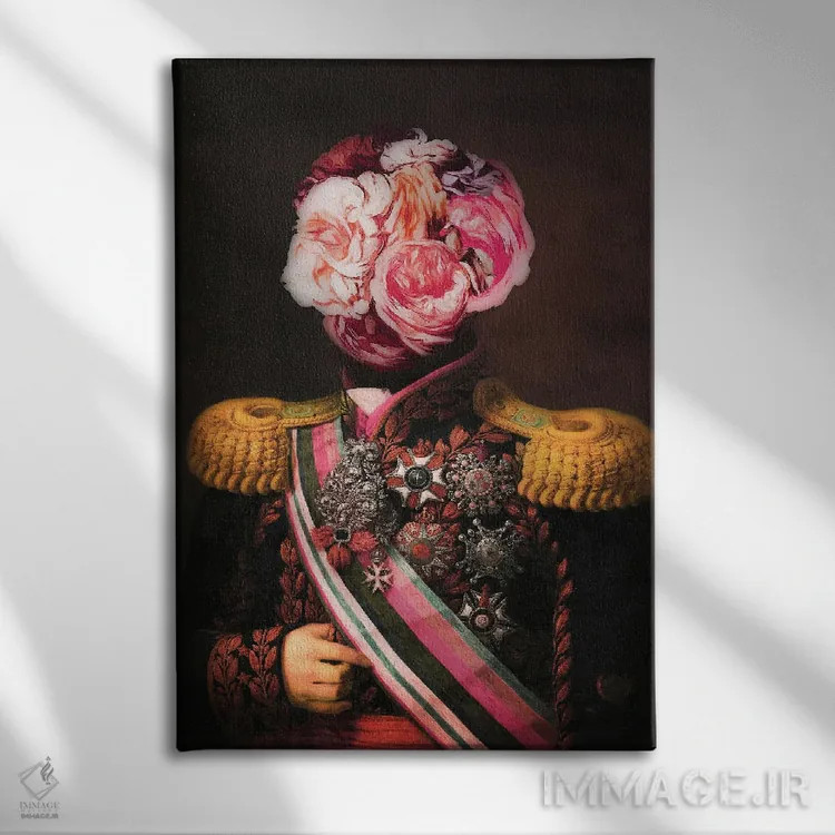 تابلو صلح از جنگ نیرومندتر است اثر بونا فیدسا - نمای روبهرو روی دیوار