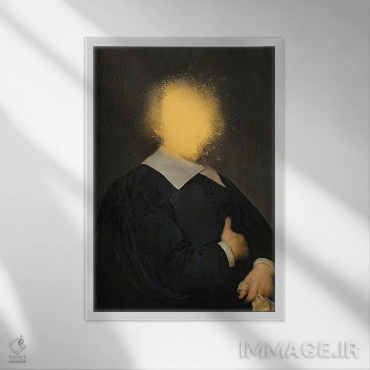 تابلو پرترههای رنسانس سورئالیستی با لمس باروک اثر بونا فیدسا - نمای قابدار سفید