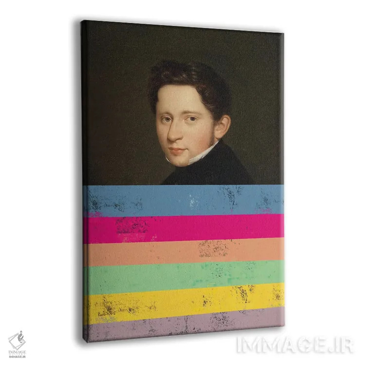 تابلو سورئالیسم باروک و رنسانس در پرترههای کلاژی اثر بونا فیدسا - نمای پرسپکتیو محصول