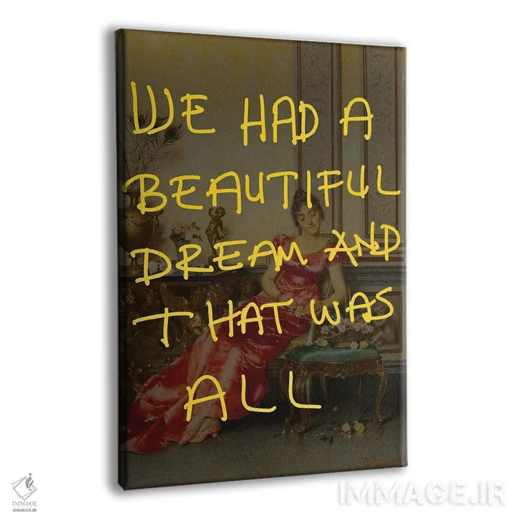 تابلو پرترههای رنسانسی با لمس باروک سورئالیستی و تکنیک کلاژ اثر بونا فیدسا - نمای پرسپکتیو محصول