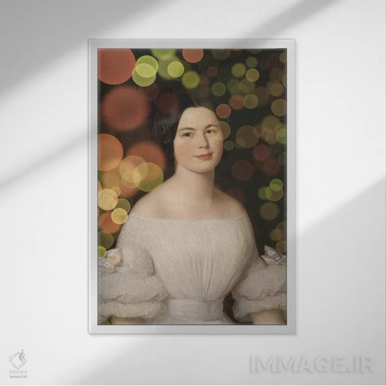 تابلو پرترههای کلاژی سورئال باروک و رنسانس اثر بونا فیدسا - نمای قابدار سفید