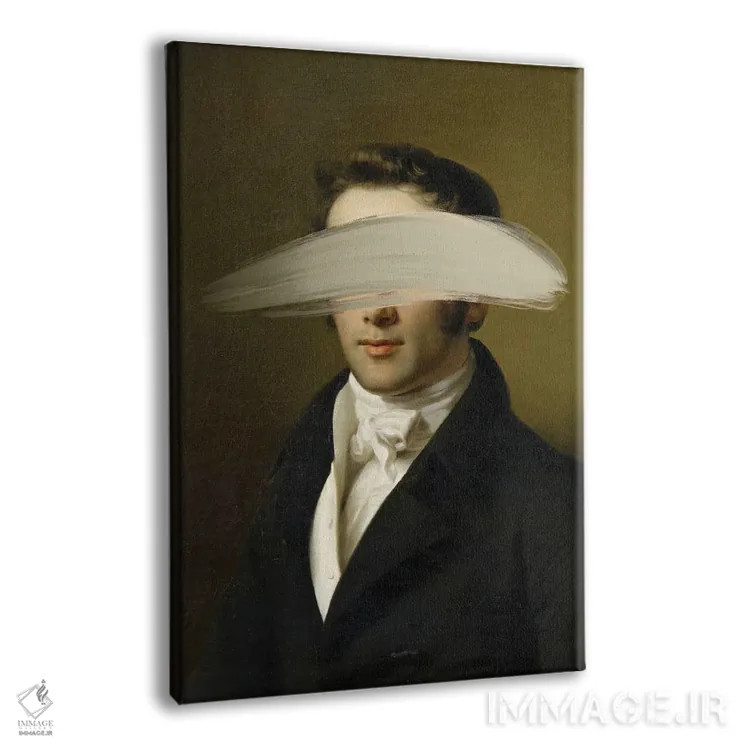 تابلو سورئالیسم باروک و رنسانس در پرترهها با لبهٔ سورئالیستی اثر بونا فیدسا - نمای پرسپکتیو محصول