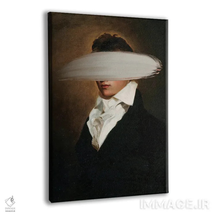 تابلو هنر رنسانس با تأثیر باروک سورئالیستی در پرتره اثر بونا فیدسا - نمای پرسپکتیو محصول