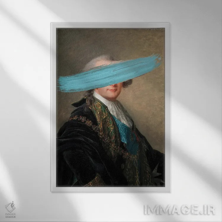 تابلو هنر رنسانس با بیان سورئالیستی و ذوق باروک در پرتره اثر بونا فیدسا - نمای قابدار سفید