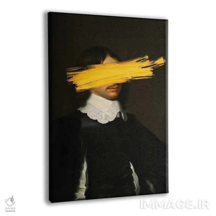 تابلو سورئالیسم باروک و رنسانس در پرترهها با لبهٔ سورئالیستی در هنر کلاژی اثر بونا فیدسا - نمای پرسپکتیو محصول