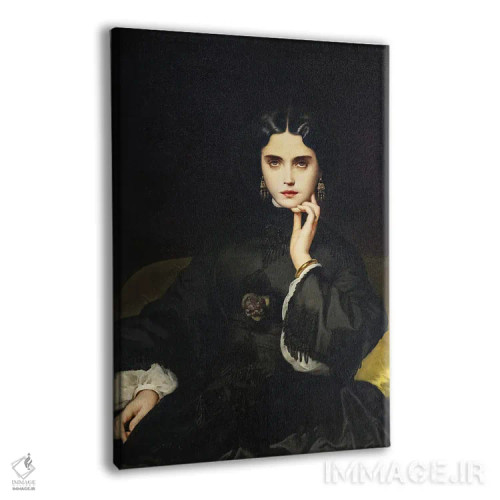 تابلو زن اغواگر رؤیایی؛ شاهکار سورئالیستی باروک اثر بونا فیدسا - نمای پرسپکتیو محصول