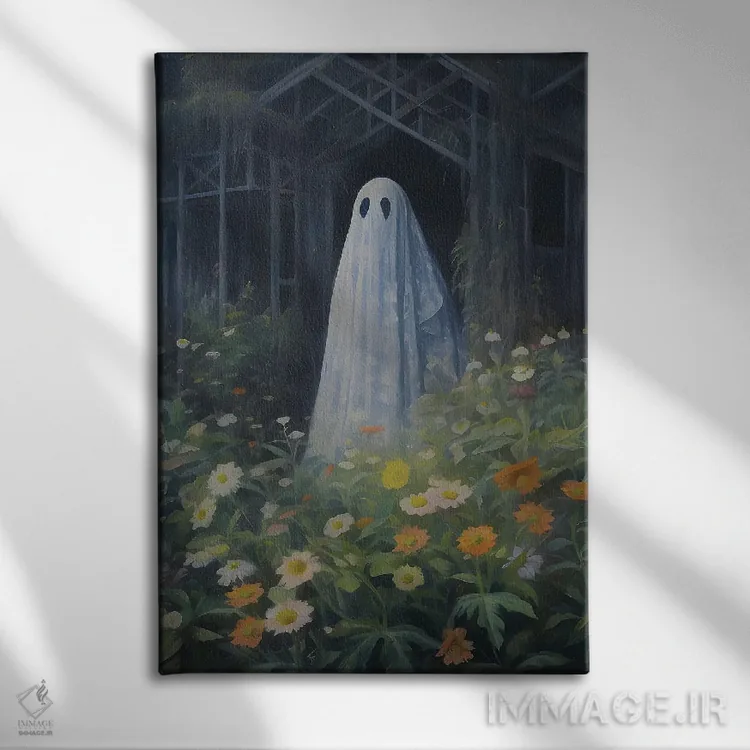 تابلو روح گیاهی در گلخانه اثر بونا فیدسا - نمای روبهرو روی دیوار