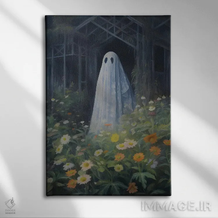 تابلو روح گیاهی در گلخانه اثر بونا فیدسا - نمای روبهرو روی دیوار