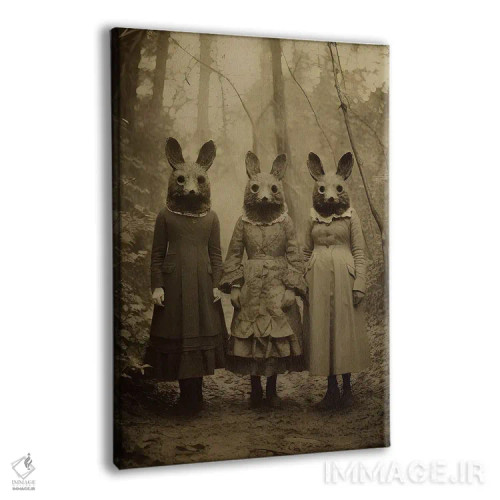 تابلو فرقهٔ خرگوشی جنگل (طنزآمیز) اثر بونا فیدسا - نمای پرسپکتیو محصول