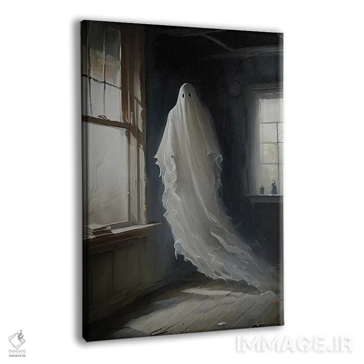 تابلو روحی که خانهٔ متروکه را تسخیر کرده اثر بونا فیدسا - نمای پرسپکتیو محصول