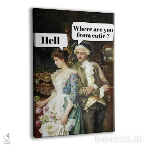 تابلو Modern Twist,هنر باروک با تغییر مدرن اثر بونا فیدسا - نمای پرسپکتیو محصول