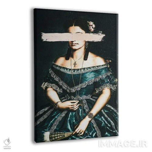 تابلو پرتره زن قدیمی دگرگونشده II اثر بونا فیدسا - نمای پرسپکتیو محصول