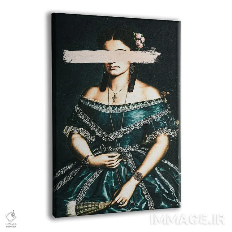 تابلو پرتره زن قدیمی دگرگونشده II اثر بونا فیدسا - نمای پرسپکتیو محصول