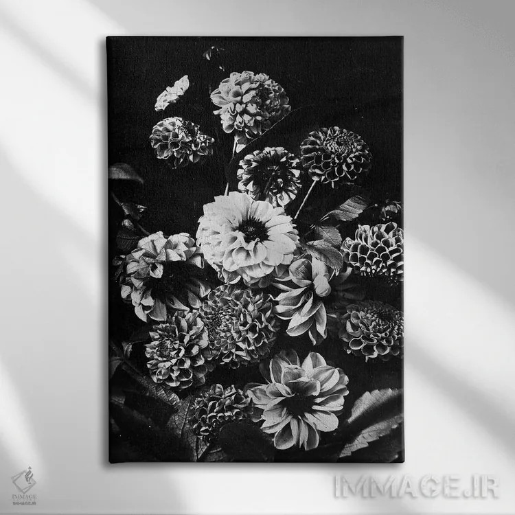 تابلو دستهگل احساسی I اثر بونا فیدسا - نمای روبهرو روی دیوار