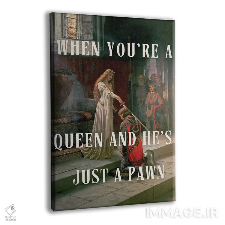 تابلو لحظات سلطه اثر بونا فیدسا - نمای پرسپکتیو محصول