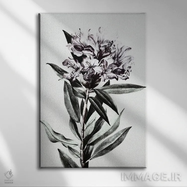 تابلو گل وحشی اثر بونا فیدسا - نمای روبهرو روی دیوار