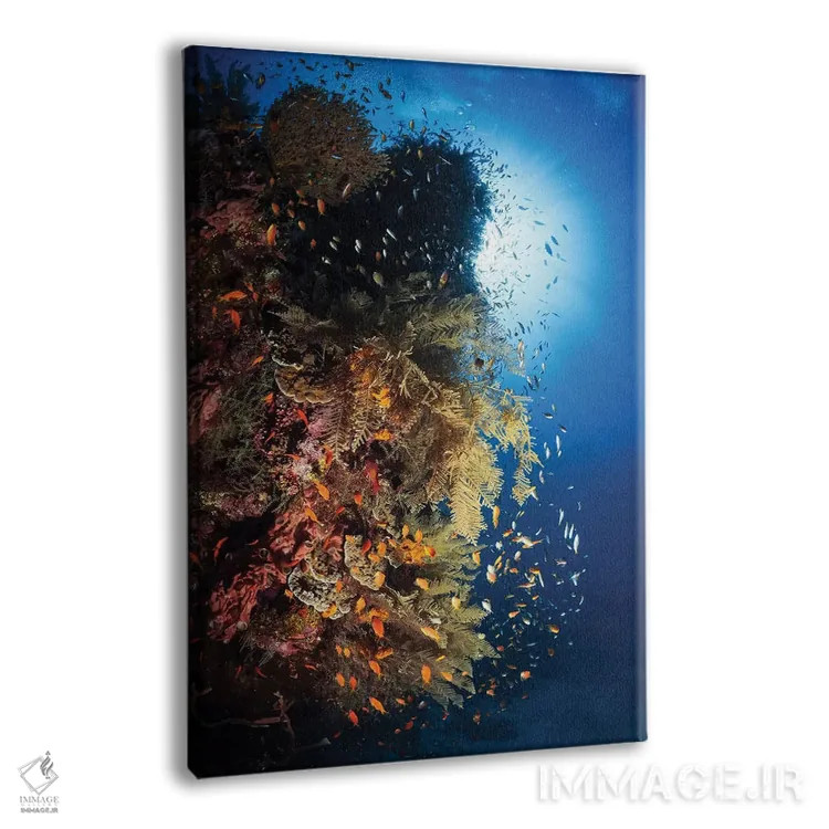 تابلو انفجار زندگی اثر باراتیو گابریل - نمای پرسپکتیو محصول