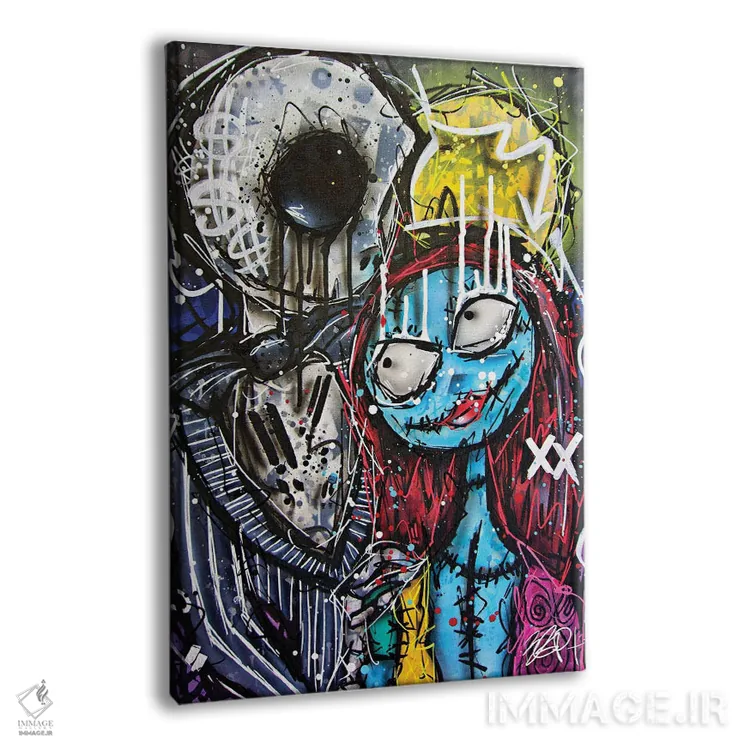 تابلو عشق چکهکننده اثر برایان گارسیا - نمای پرسپکتیو محصول